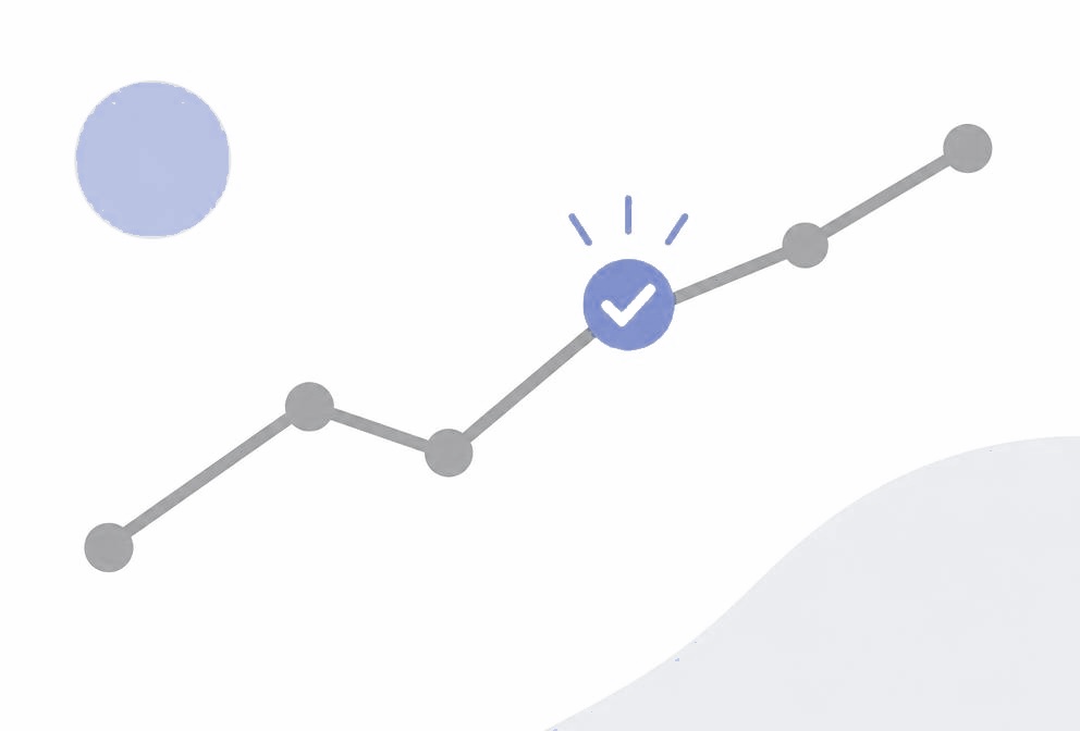 Editorial illustration representing market validation